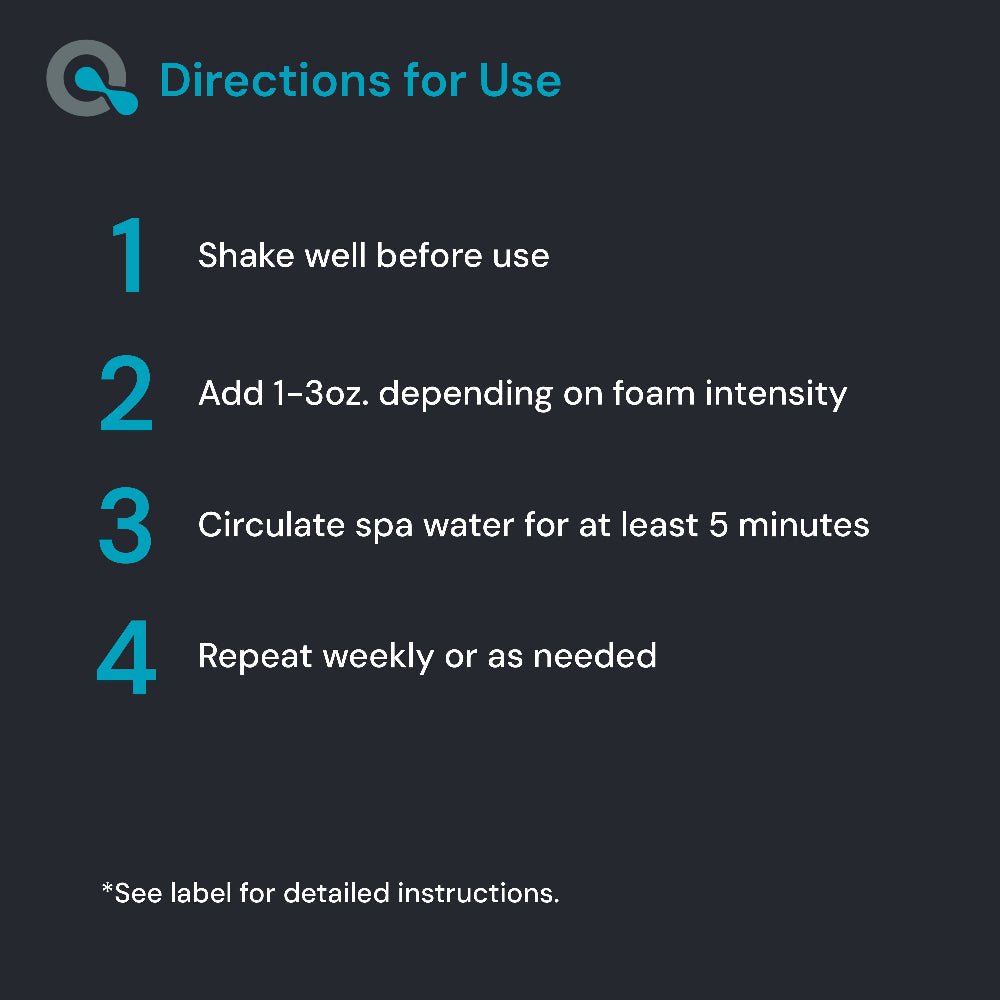 Spa Defoamer for Hot Tubs