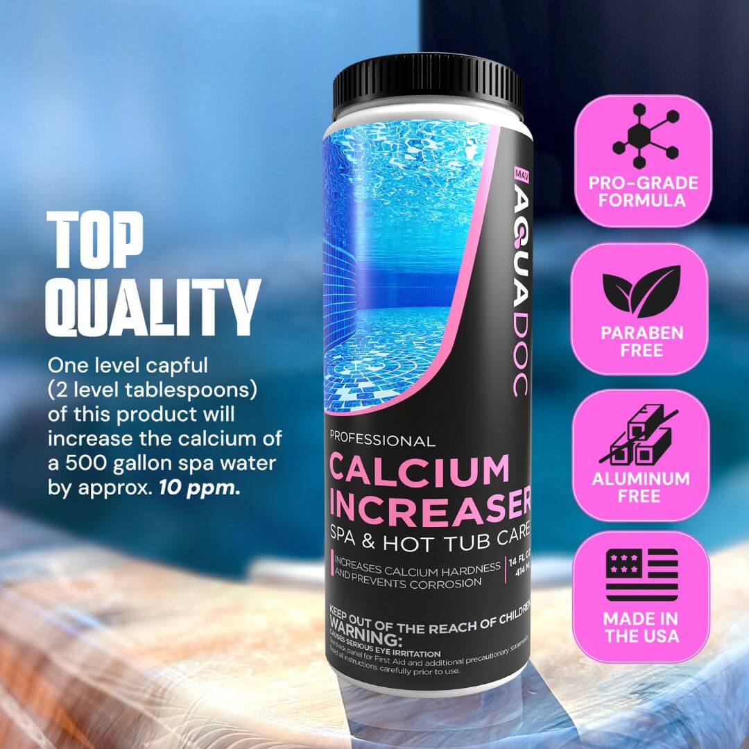 Incrementador de calcio para jacuzzi