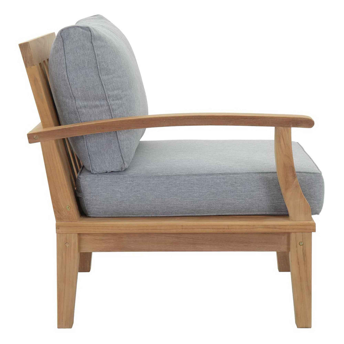 Juego de salón de exterior Patio Elegance - Colección Marina de 9 piezas de teca de Modway