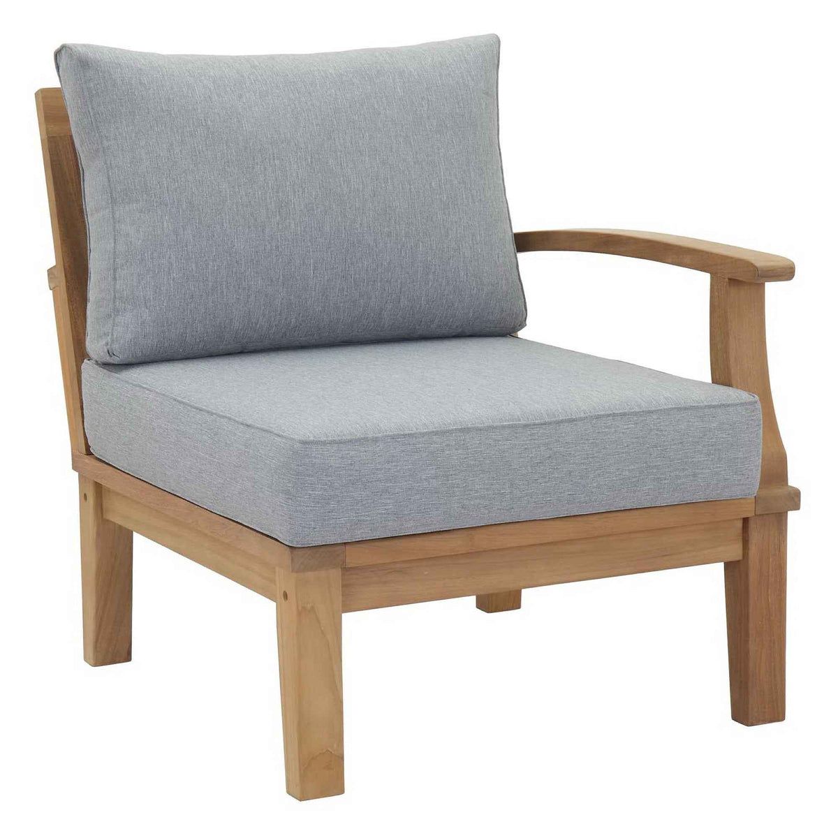 Juego de salón de exterior Patio Elegance - Colección Marina de 9 piezas de teca de Modway