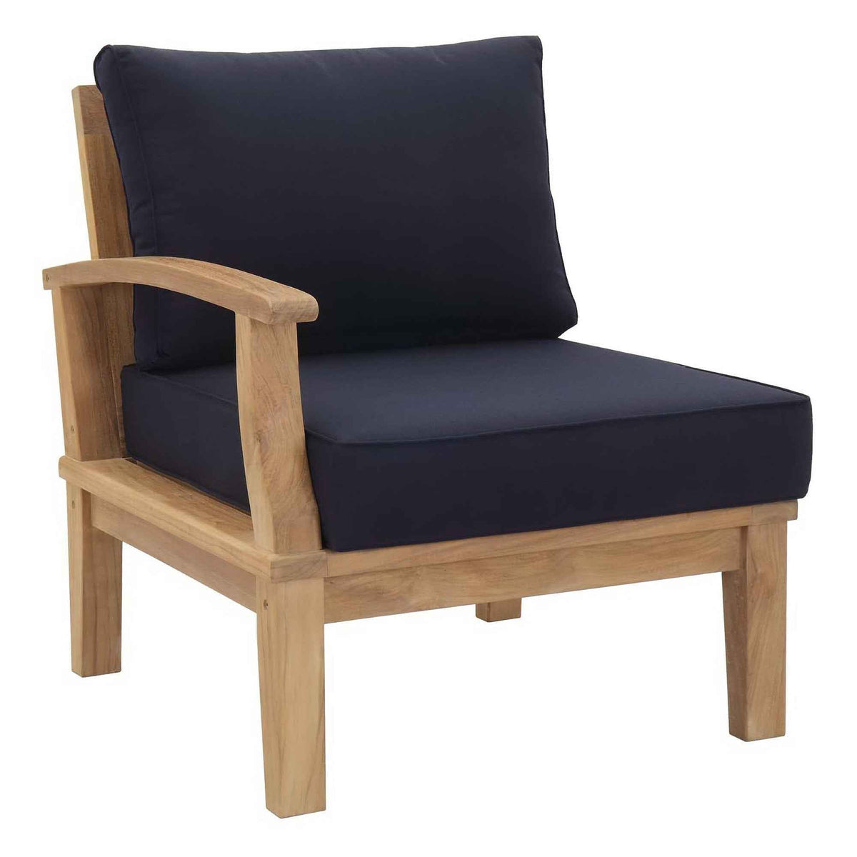 Juego de salón de exterior Patio Elegance - Colección Marina de 9 piezas de teca de Modway
