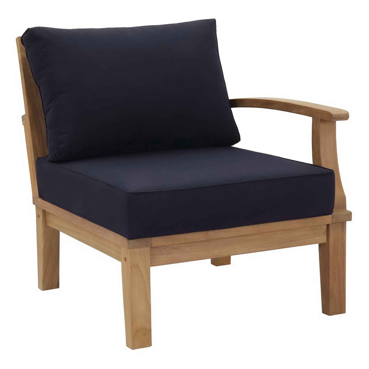 Juego de salón de exterior Patio Elegance - Colección Marina de 9 piezas de teca de Modway