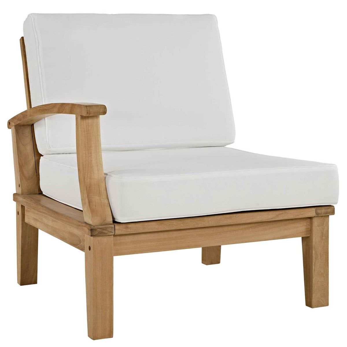 Juego de salón de exterior Patio Elegance - Colección Marina de 9 piezas de teca de Modway