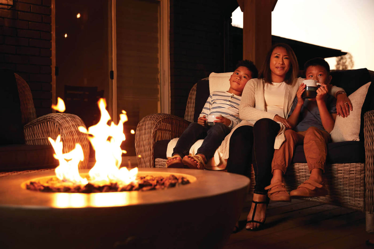 Patio Elegance 36-Inch Round Fire Table – Nexus Patioflame Table