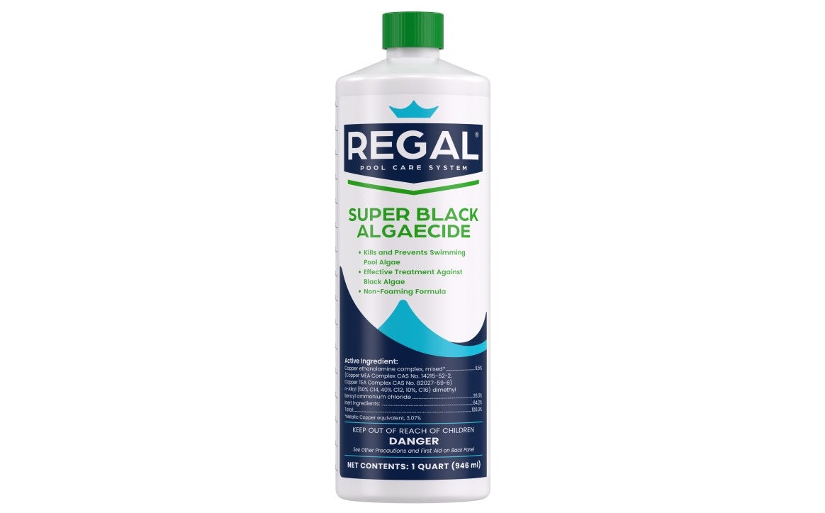 1 qt Super Black Algaecide Bottle