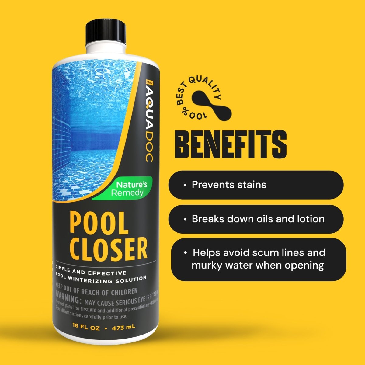 Pool Closer - Kit todo en uno para el cierre invernal de piscinas