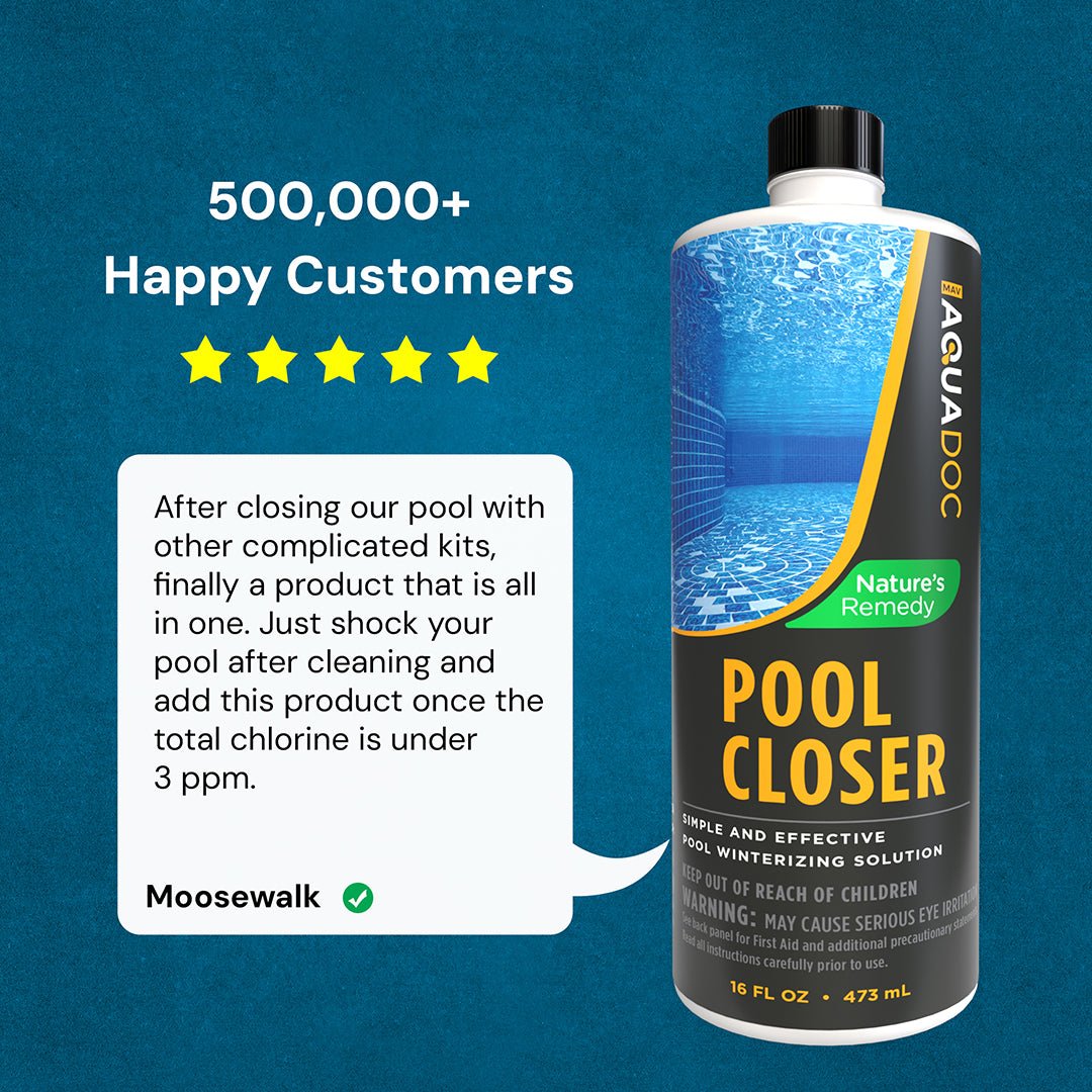 Pool Closer - Kit todo en uno para el cierre invernal de piscinas