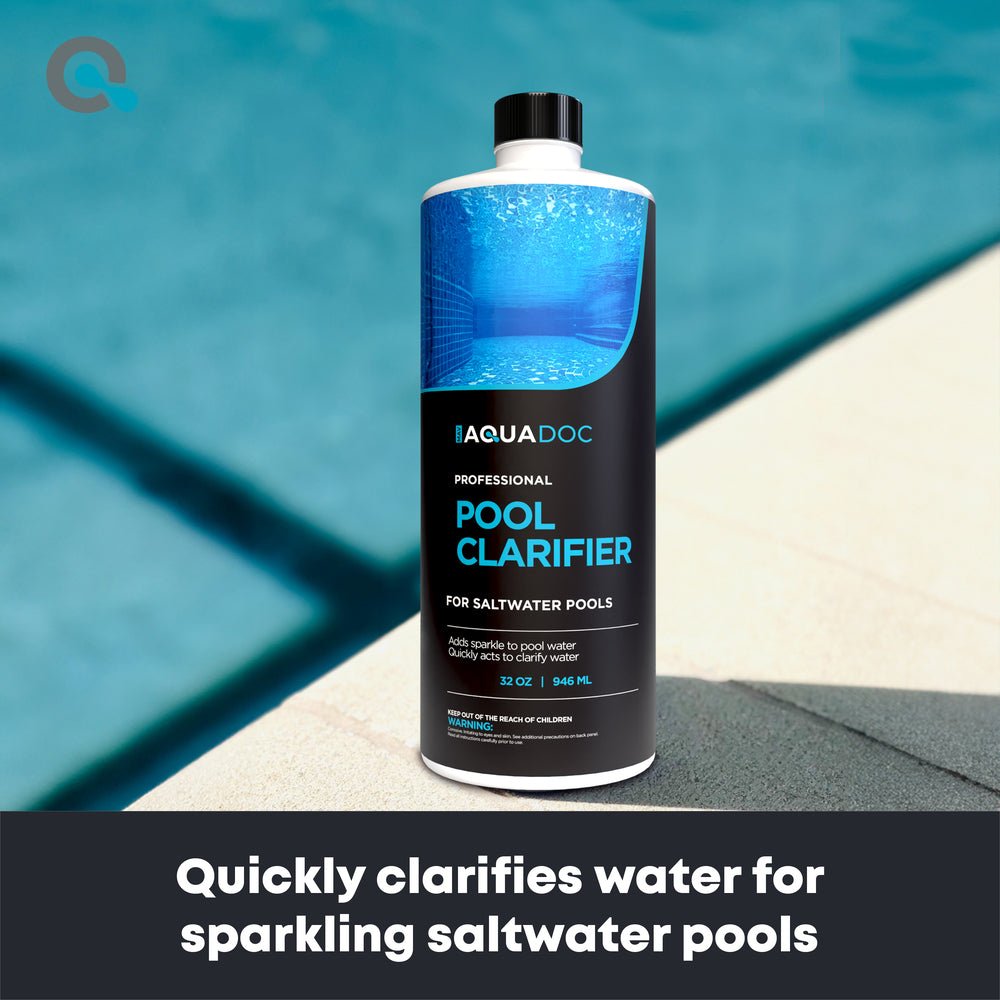 Clarificador de agua para piscinas de sal