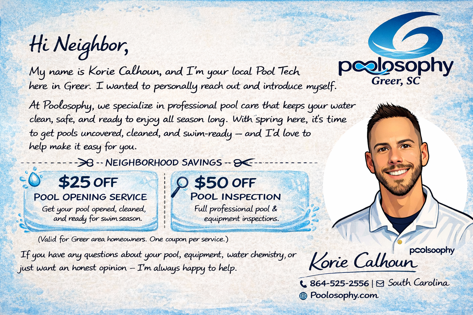 Hi Neighbor — Meet Your Local Pool Pro in Greer, SC
