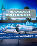For Our Partners: The Pro Bundle with VacDaddy 2.0, V2W® (Vacuum to Waste) Kit, Shallow Water Adapter, 28" Aluminum Adapter Pole, Carry Bag, Gunite Vac Head (with Rigid Handle), and Remote On/Off Switch