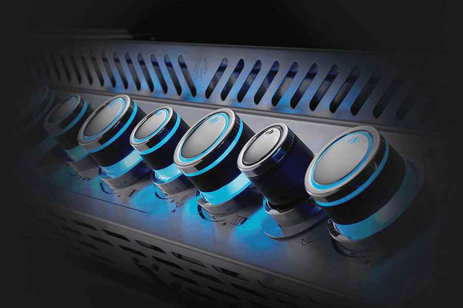 Parrilla de gas Patio Elegance - Prestige PRO™ 825 empotrada con quemador trasero infrarrojo