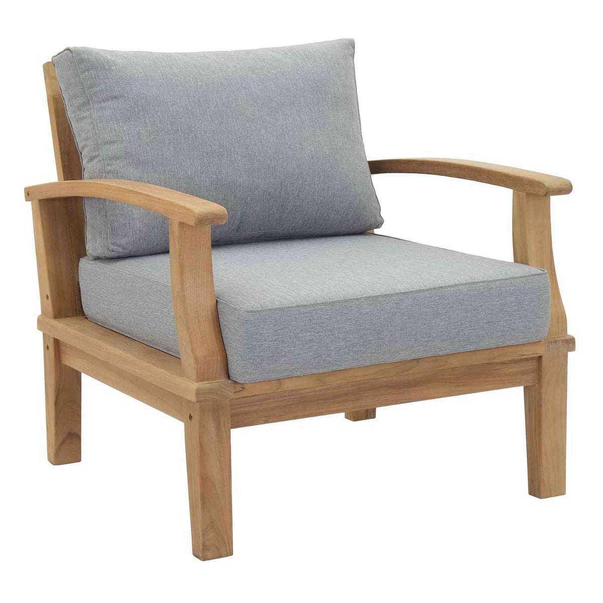 Patio Elegance Outdoor Lounge Set - Marina 9-Piece Teak Collection by Modway