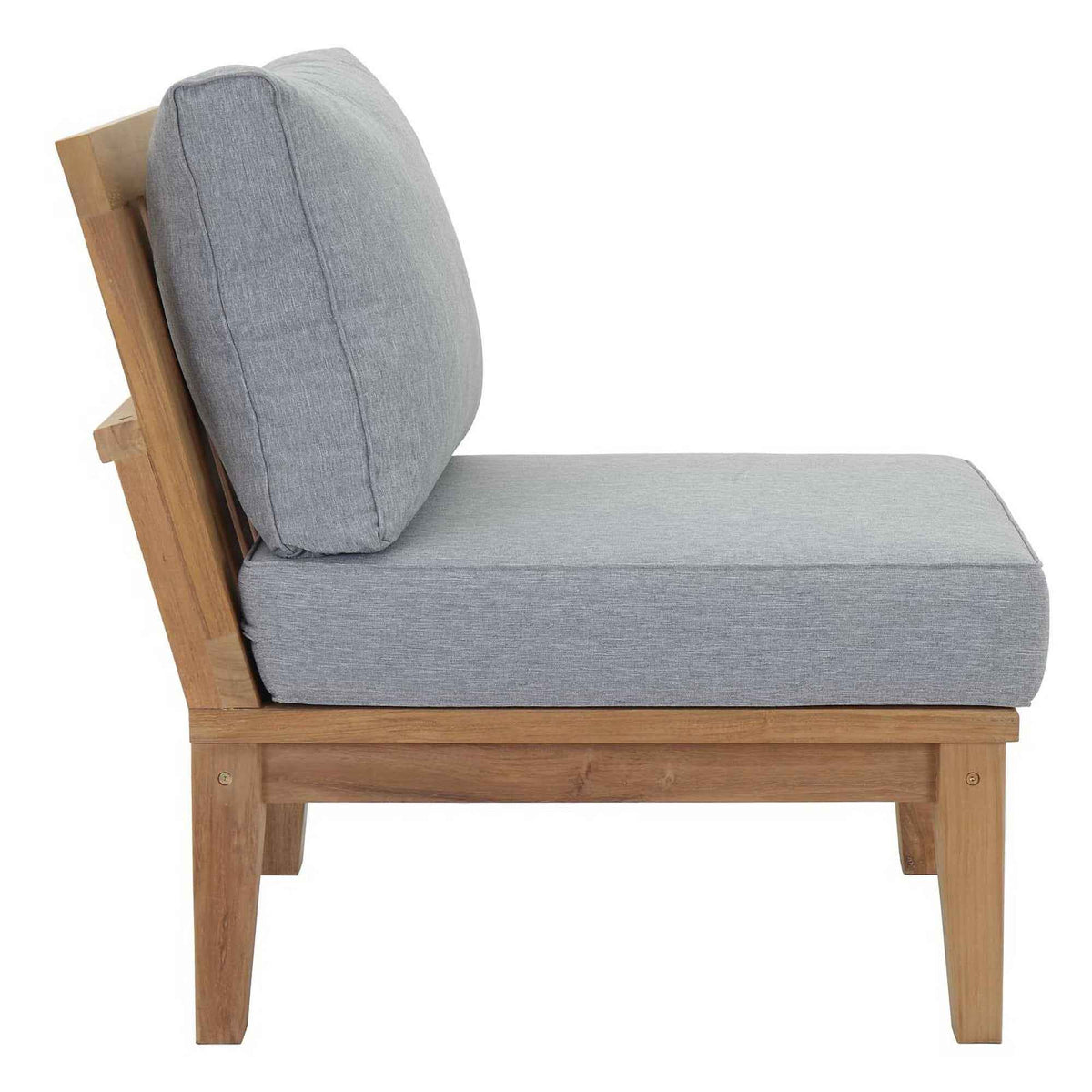 Juego de salón de exterior Patio Elegance - Colección Marina de 9 piezas de teca de Modway
