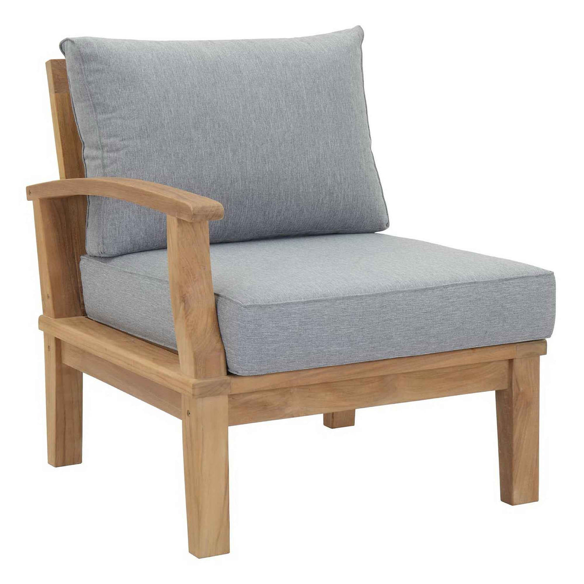 Juego de salón de exterior Patio Elegance - Colección Marina de 9 piezas de teca de Modway