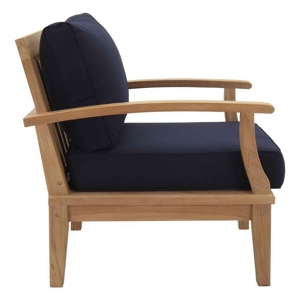 Juego de salón de exterior Patio Elegance - Colección Marina de 9 piezas de teca de Modway