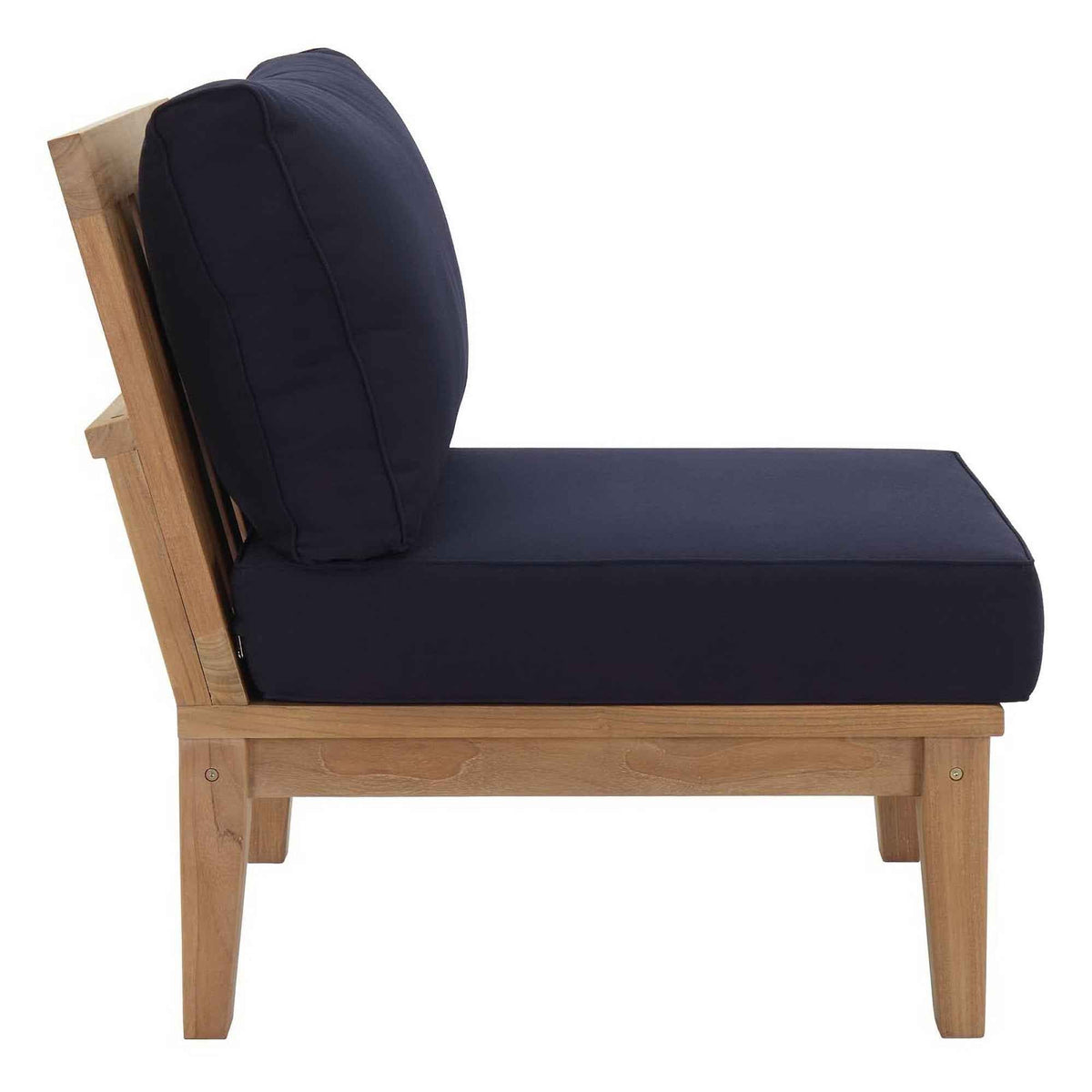 Juego de salón de exterior Patio Elegance - Colección Marina de 9 piezas de teca de Modway