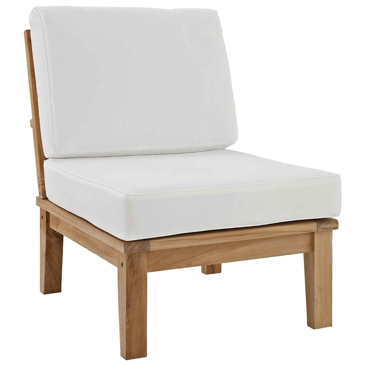 Juego de salón de exterior Patio Elegance - Colección Marina de 9 piezas de teca de Modway