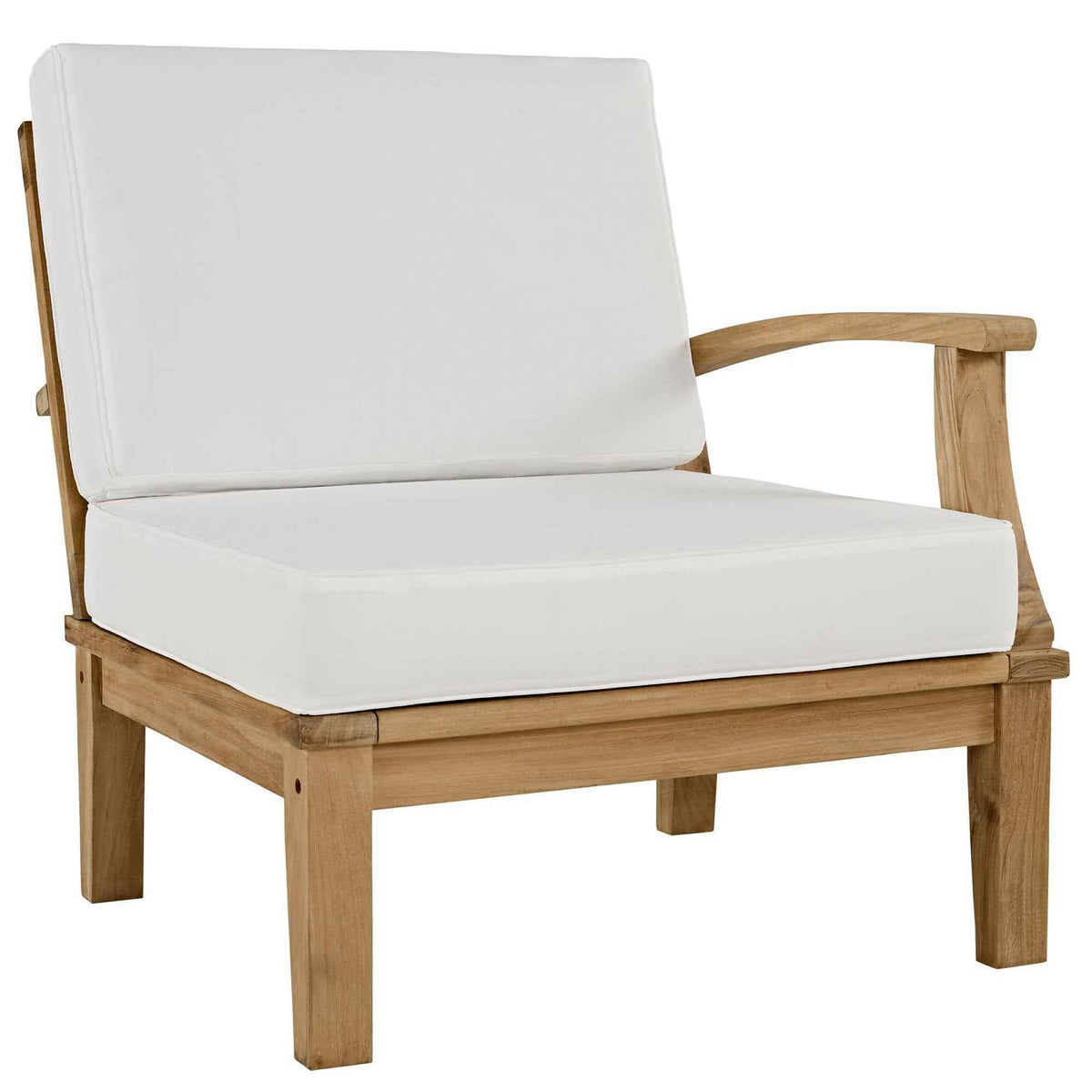 Juego de salón de exterior Patio Elegance - Colección Marina de 9 piezas de teca de Modway