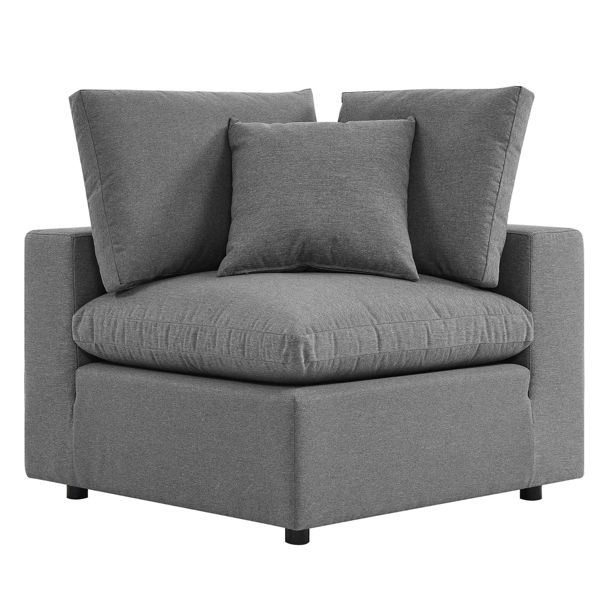 Juego de sofá seccional para exteriores Patio Elegance de Modway – Elegantes muebles de 5 piezas para patios