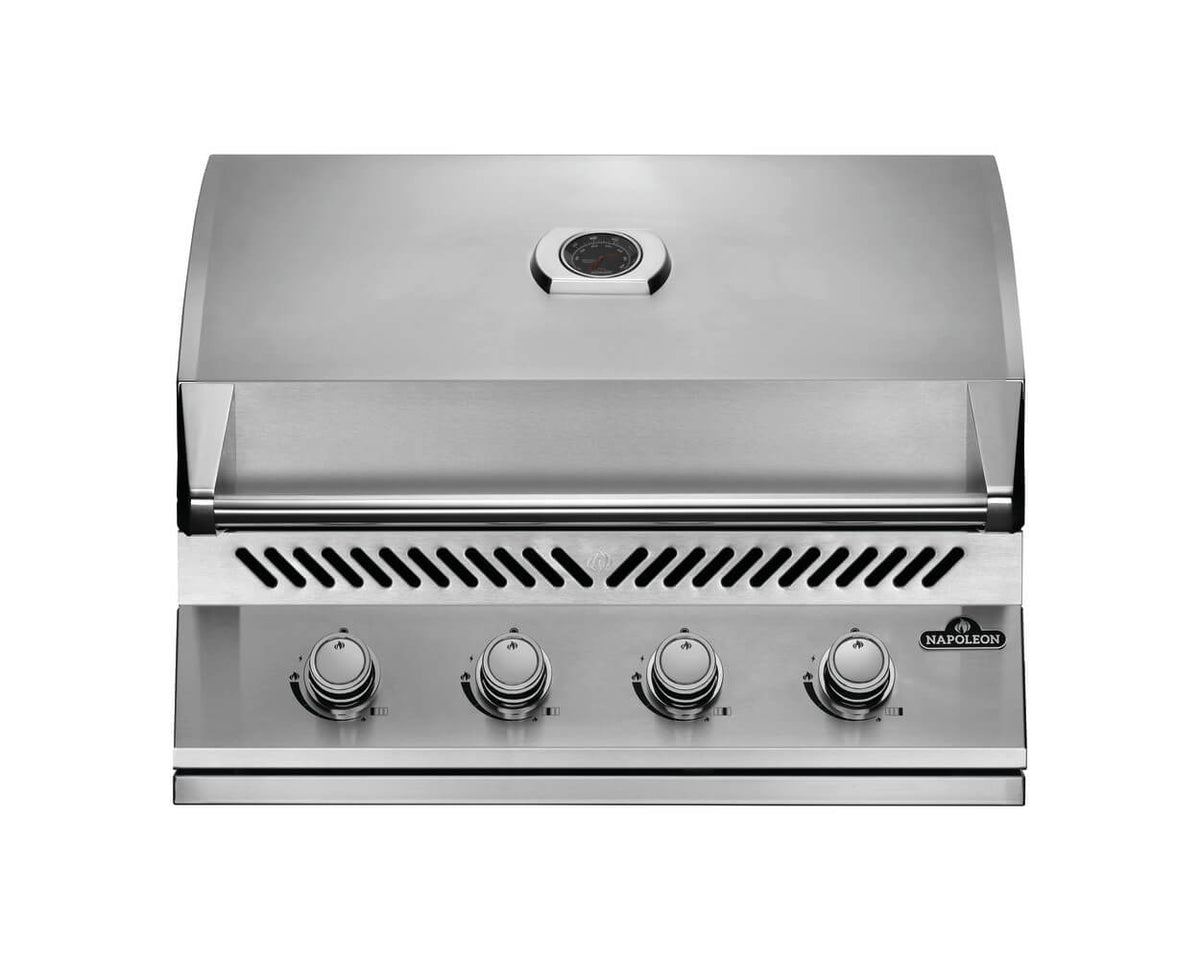Patio Cocina Exterior con Parrilla a Gas - Patio Elegance OASIS™ 100 con Parrilla Empotrada Serie 500 de 32"