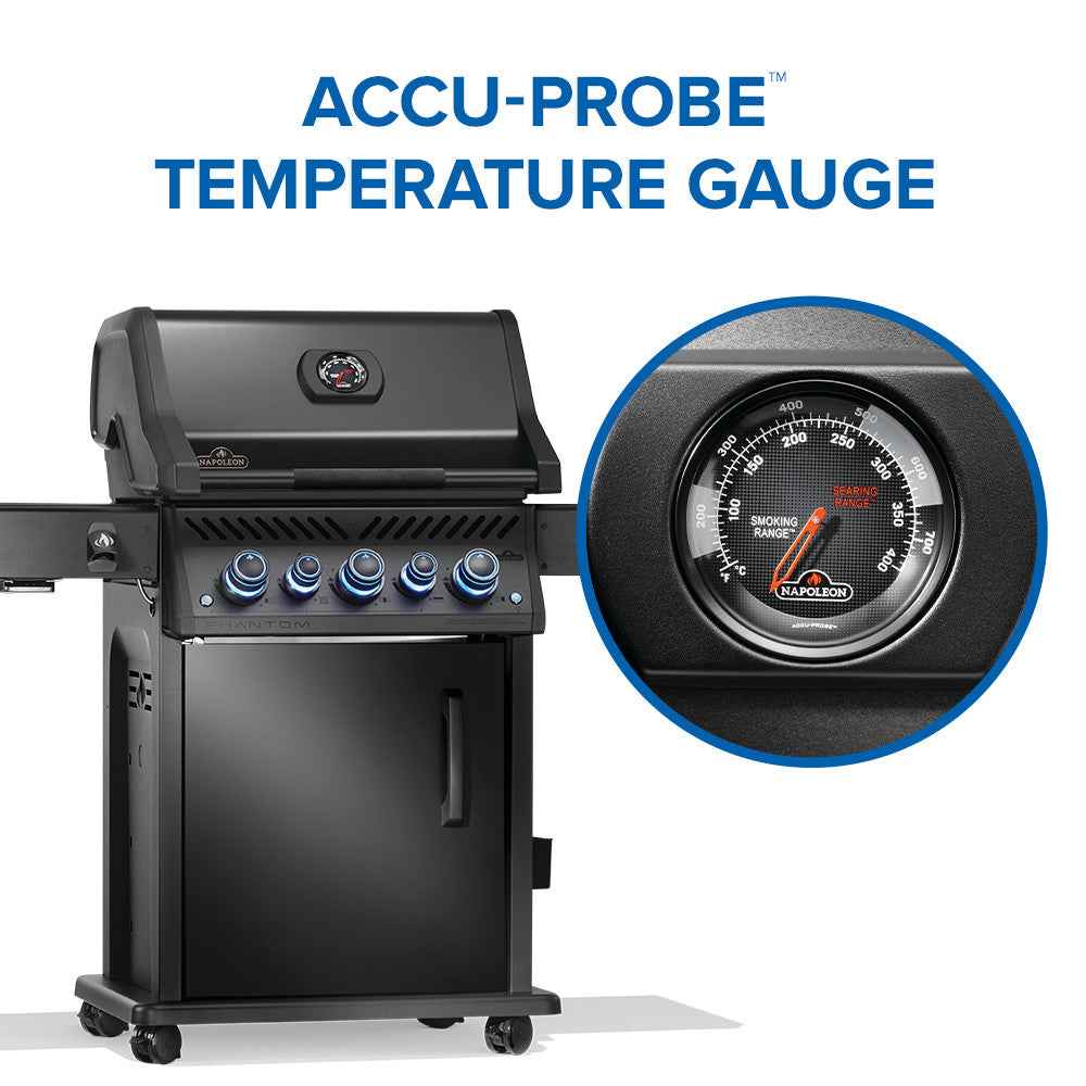 Parrilla a gas Patio Elegance Phantom Rogue PRO-S 425 RSIB con quemadores infrarrojos laterales y traseros