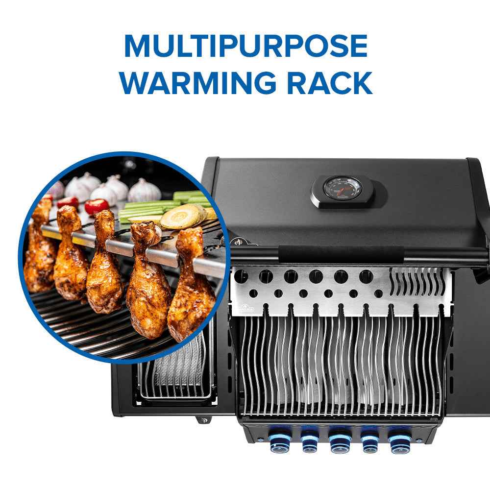 Parrilla a gas Patio Elegance Phantom Rogue PRO-S 425 RSIB con quemadores infrarrojos laterales y traseros