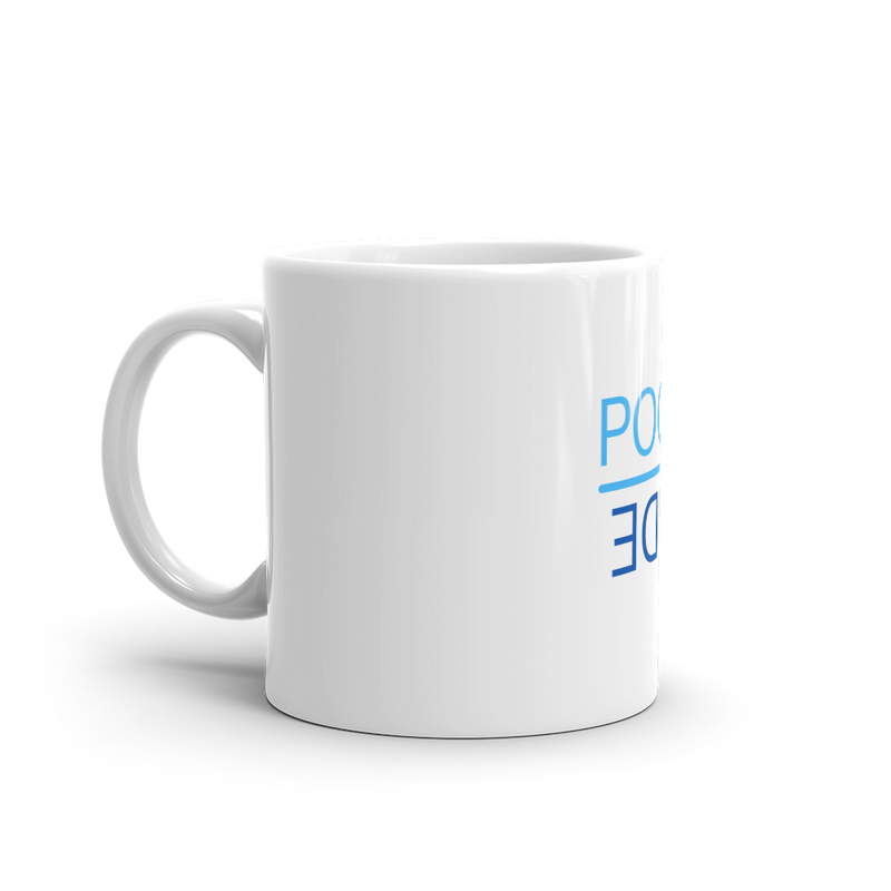 POOL | SIDE White Glossy Mug
